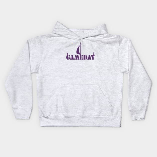 Minnesota Vikings Gameday II Kids Hoodie by mjheubach